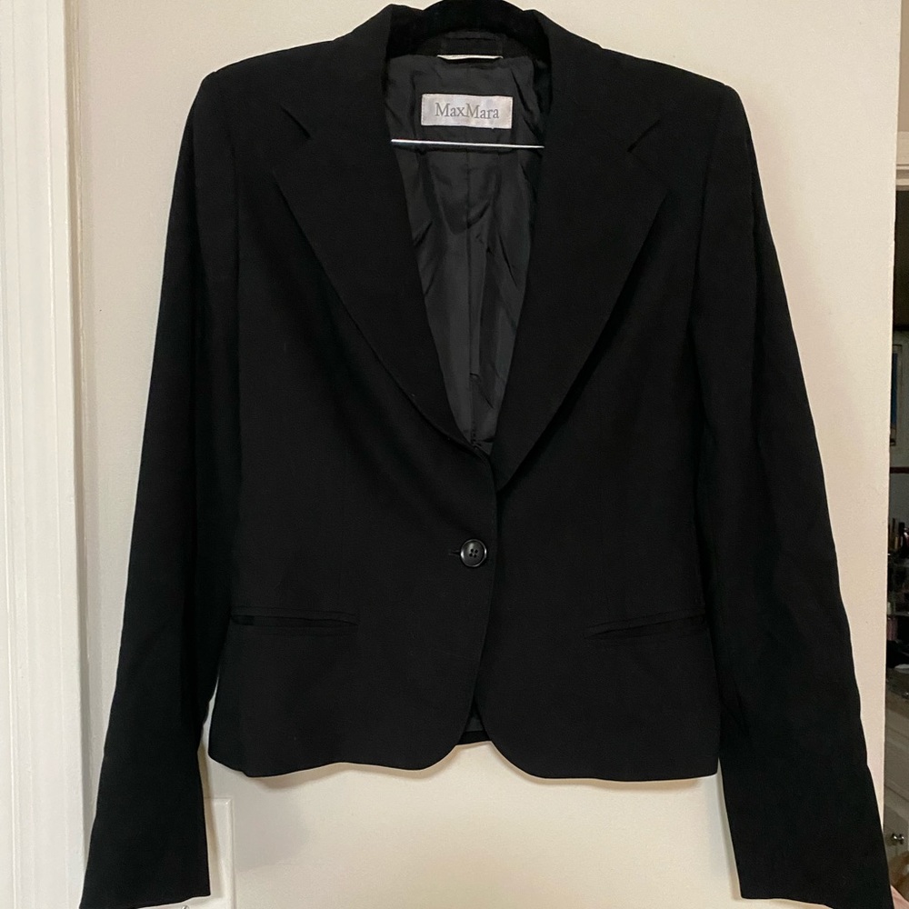Max Mara Single Button Blazer - image 2